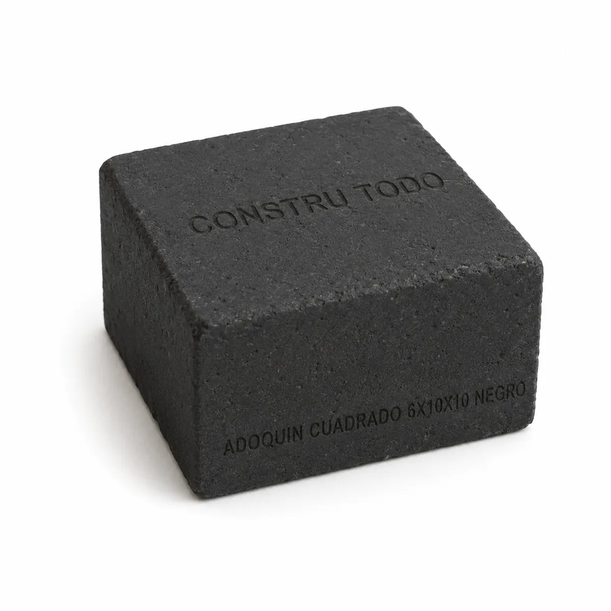 ADOQUIN CUADRADO 6X10X10 NEGRO