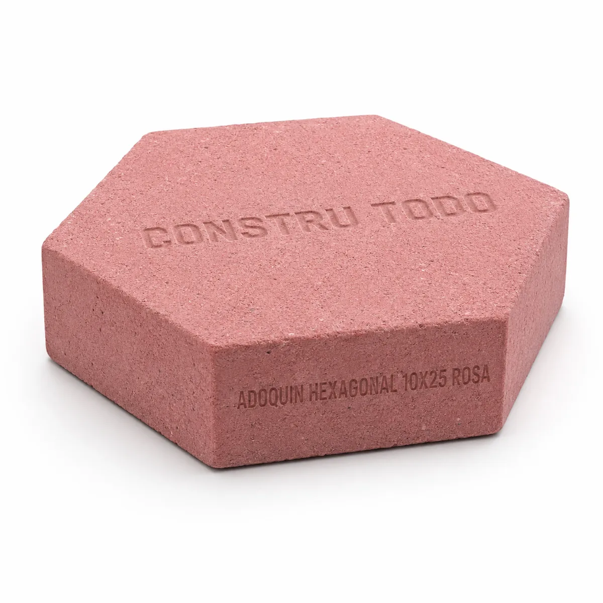ADOQUIN HEXAGONAL 10X25 ROSA