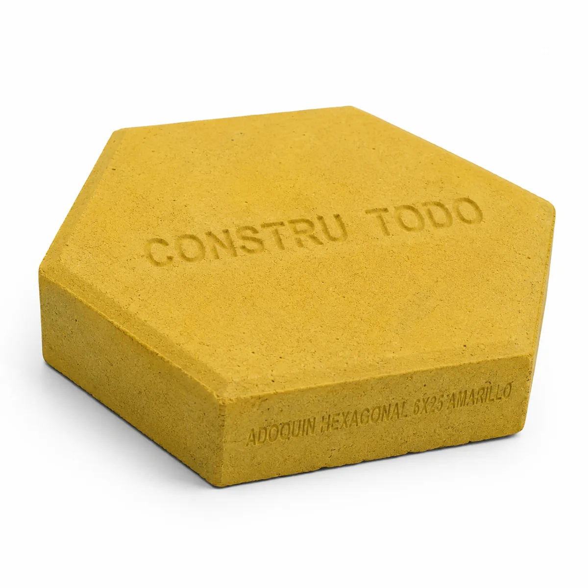 ADOQUIN HEXAGONAL 6X25 AMARILLO