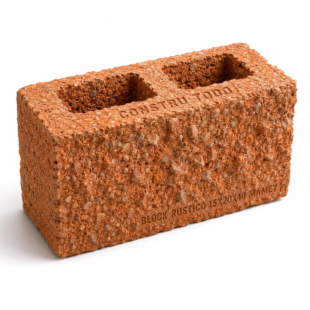 BLOCK RUSTICO 15X20X40 MAMEY