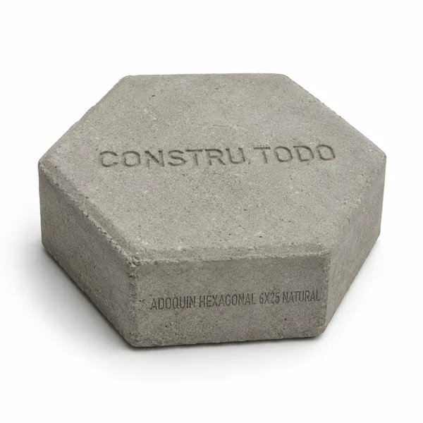 ADOQUIN HEXAGONAL 6X25 NATURAL