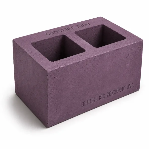BLOCK LISO 20X20X40 UVA
