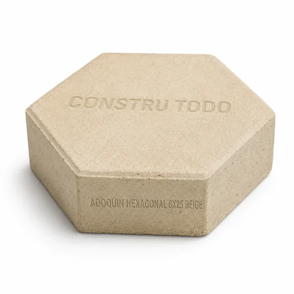 ADOQUIN HEXAGONAL 6X25 BEIGE
