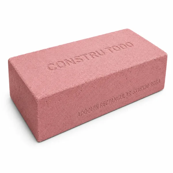 ADOQUIN RECTANGULAR 6X15X30 ROSA