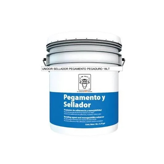 UNIDOR SELLADOR PEGAMENTO PEGADURO 18LT